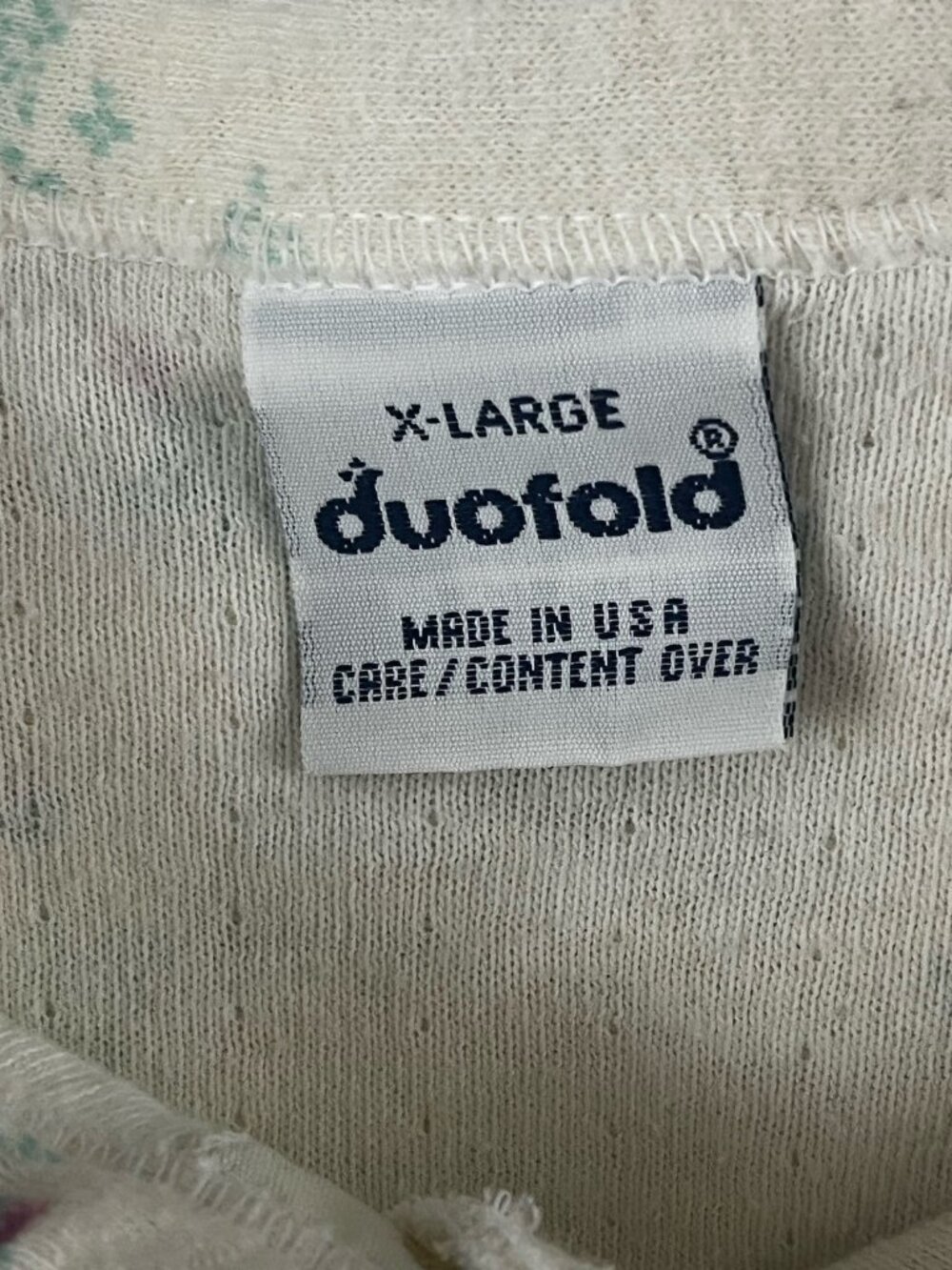 Vintage Duofold Union Suit Base Layer One-Piece Underwear Pajamas Women's XL - Picture 8 of 9